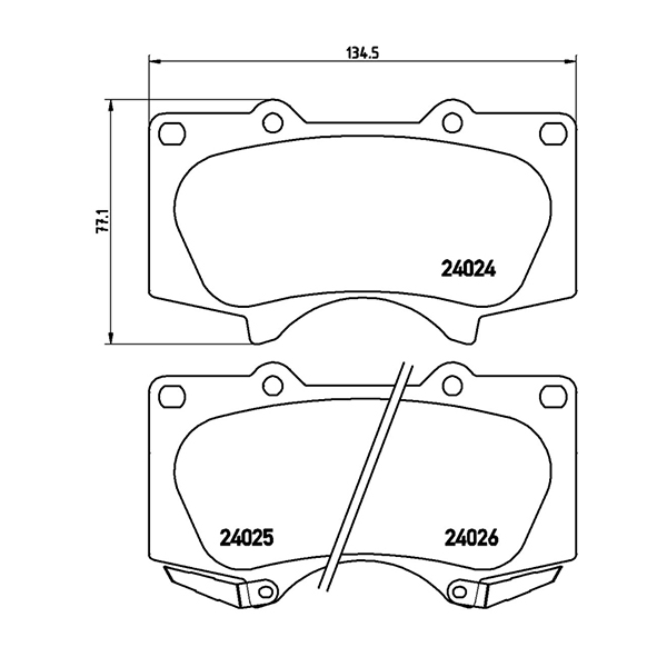 Brembo Brake Pad Euro Car Parts